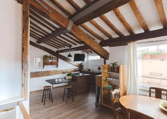 Apartment Amazing With Terrace Or Rooftop In Trastevere